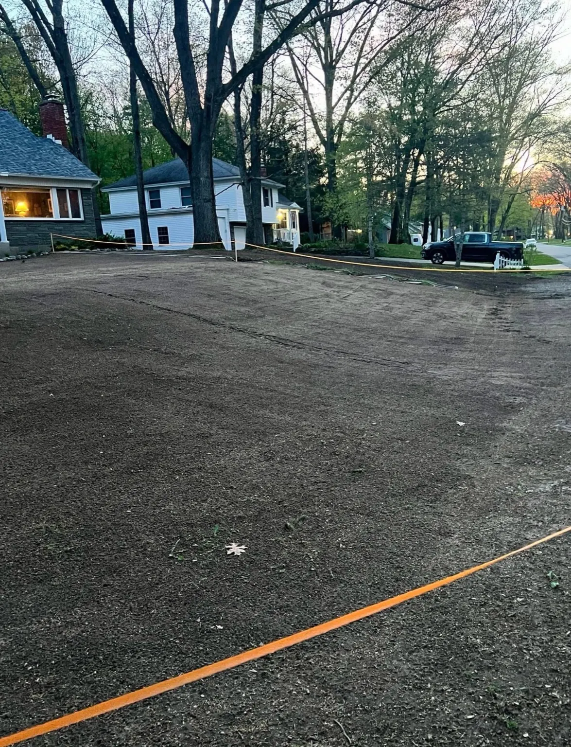 Before lawn renovation by Everything Landscaping LLC