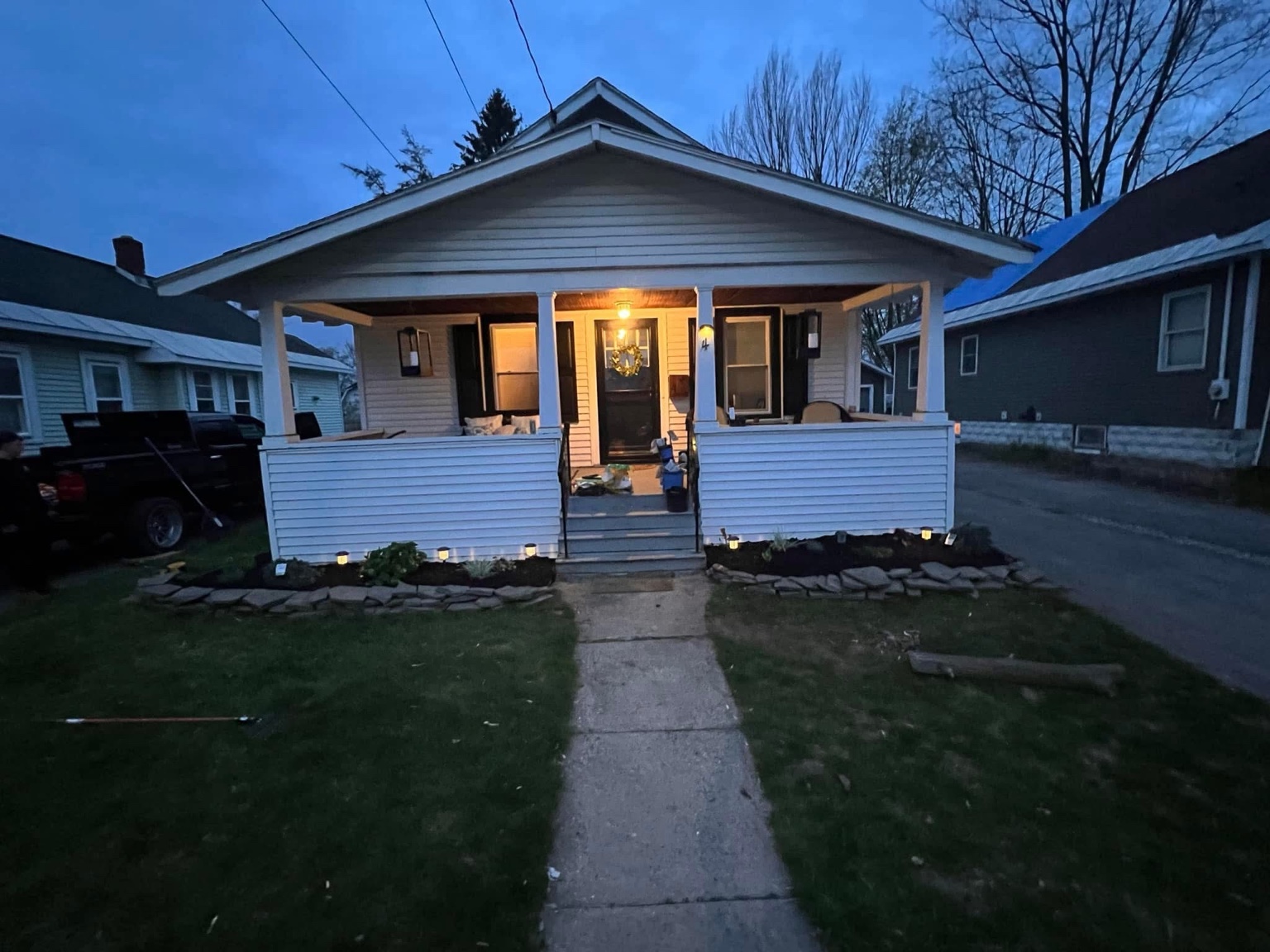 After front landscape bed