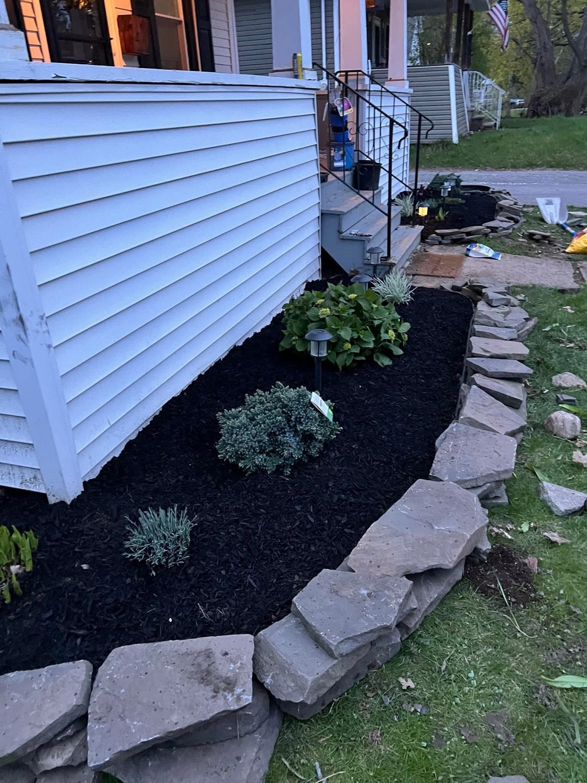 After front landscape bed