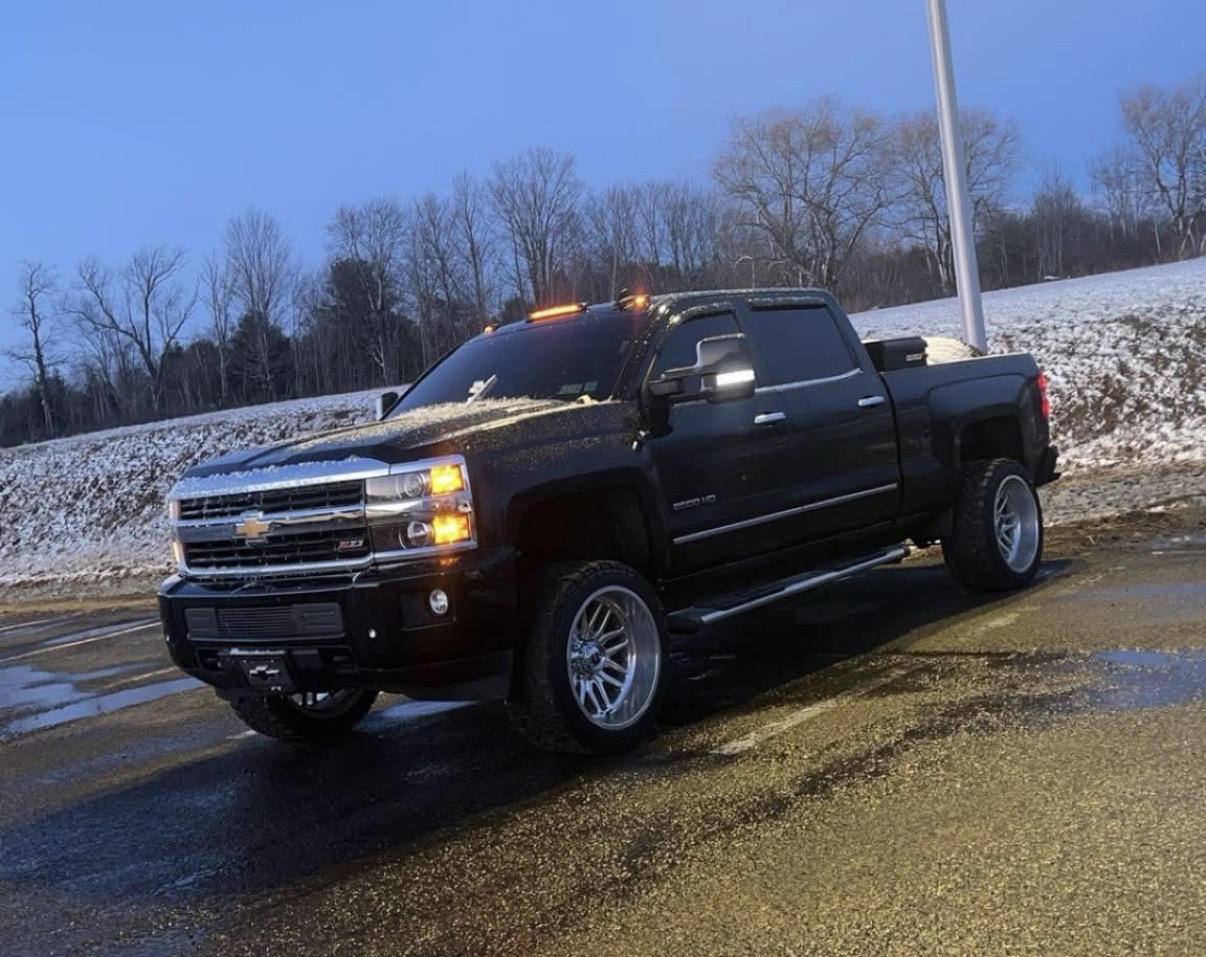Family and truck